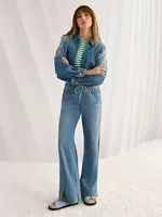 Marccain Sports Kort spijkerjasje met ritssluiting