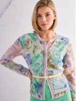 Bedrukte cardigan Knitted in Germany