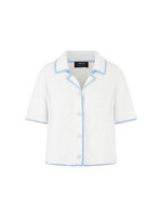 Cardigan met korte mouwen “Knitted in Germany”