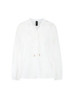 Lichte tuniek met borduursel en ruches