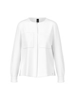 Casual blouse met verborgen knoopsluiting