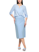 Fijn gebreide midirok “Rethink Together”