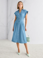 Denim midi-jurk “Rethink Together”