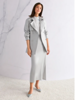 Midirok met zijdezachte glans