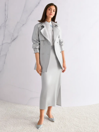 Midirok met zijdezachte glans