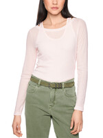 Marccain Sports Geribbeld shirt met lange mouwen