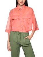 Marccain Sports Transparante overhemdblouse