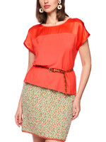 Shirt van zijden jersey