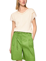 Shirt met katoenen voile