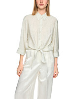 Blouse met knoopdetail