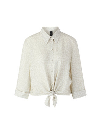 Blouse met knoopdetail