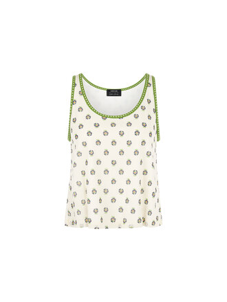 Bedrukte top Knitted in Germany