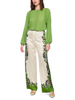 Soepelvallende broek WARRI met printmix