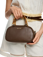 Mini bowlingtas van leer