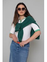 Marccain Sports Poloshirt met ribbelpatroon