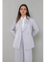 Elegante wikkelblazer met tailleriem