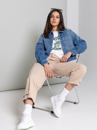 Marccain Sports Broek RUMA van een zachte katoenmix
