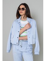 Marccain Sports Kort katoenen jasje met netvoering