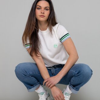 Marccain Sports Trui met korte mouwen “Rethink Together”