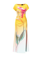 Marccain Glam Jurk met calla-lelie "Rethink Together"