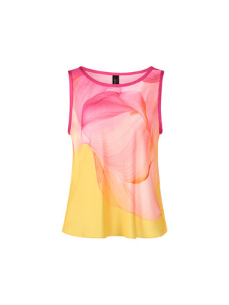 Marccain Glam Mouwloze top "Rethink Together"