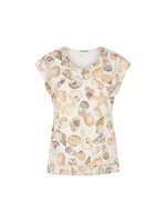 Shirt met schelpenprint