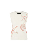 Top met schelpen Knitted in Germany