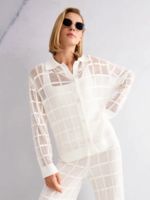 Cardigan met ajourpatroon