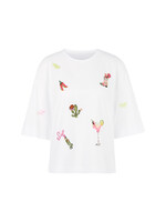 Marccain Sports Shirt met 3/4-mouwen en patches