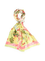 Marccain Sports Sjaal van katoen en zijde