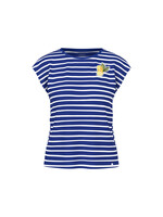 Gestreept shirt met citroenapplicatie