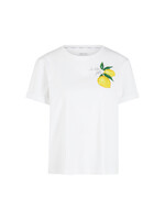 Katoenen shirt met citroenen