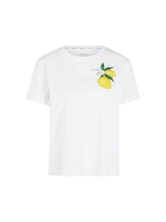 Katoenen shirt met citroenen