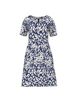 Korte jurk met all-over print