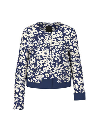 Kort jasje met all-over print