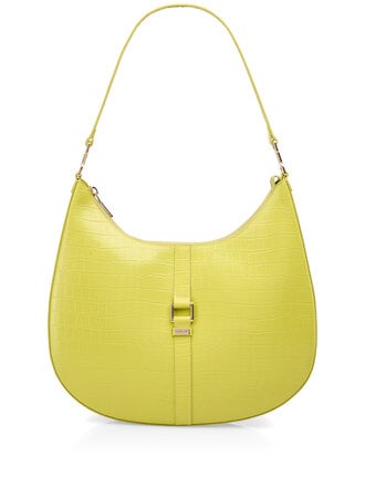 Lederen hobo bag