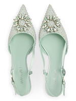 Marccain Glam Slingback-pumps met kristallen versiering