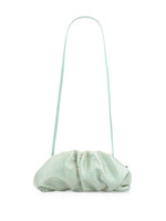 Marccain Glam Satijnen clutch met kristallen mesh-versiering