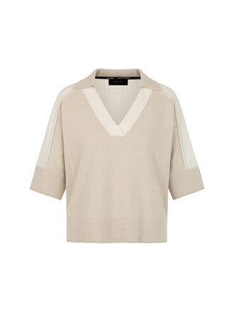 Marccain Sports Tweekleurige V-halstrui