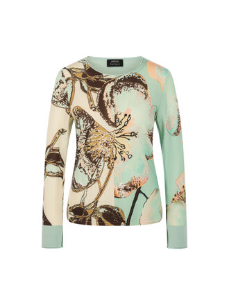 Trui met print Knitted in Germany