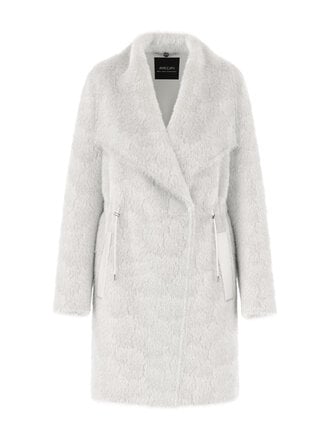Luxe jas van imitatiebont