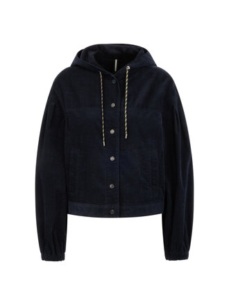 Marccain Sports Corduroy jasje met capuchon