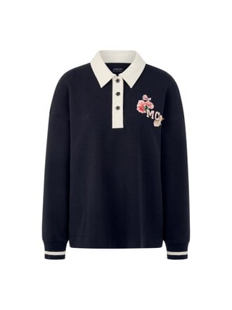 Marccain Sports Sweatshirt met polokraag