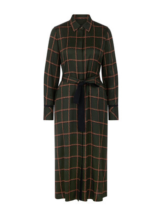 Jurk met print van viscose