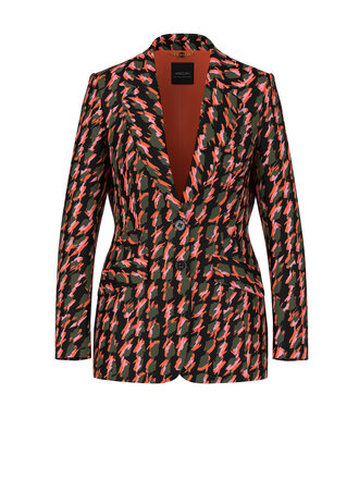 Getailleerde blazer van scuba-jersey