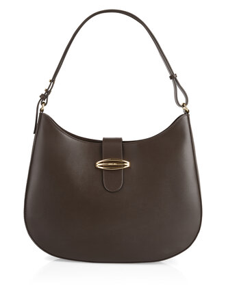 Hobo-tas van glad leer