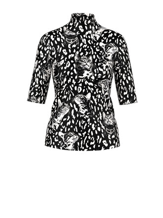 Marccain Sports Katoenen shirt met print