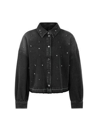 Marccain Sports Jeanshemd met sierstenen
