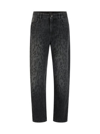 Marccain Sports Jeans RUMA met luipaardprint