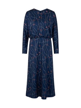 Marccain Glam Midi-jurk met kettingprint